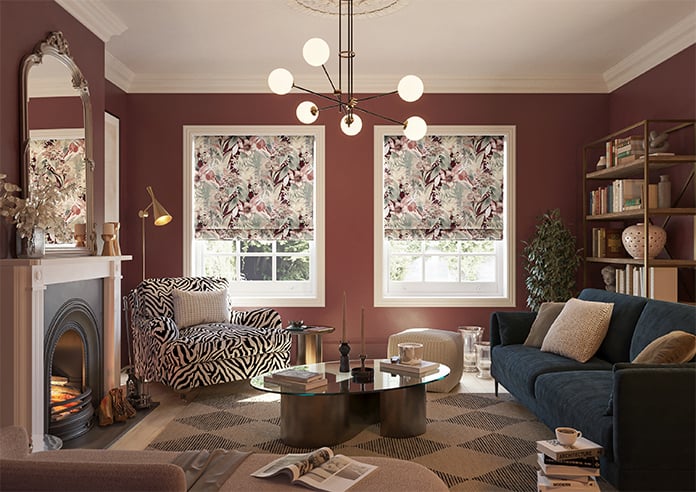 Bali, Red - Twist&Fit Roman Blind - Image 9